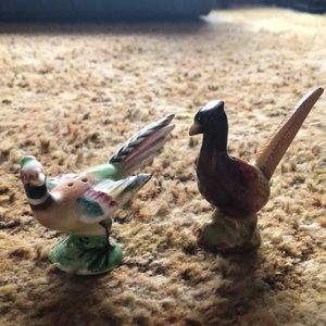 Pheasant figurines